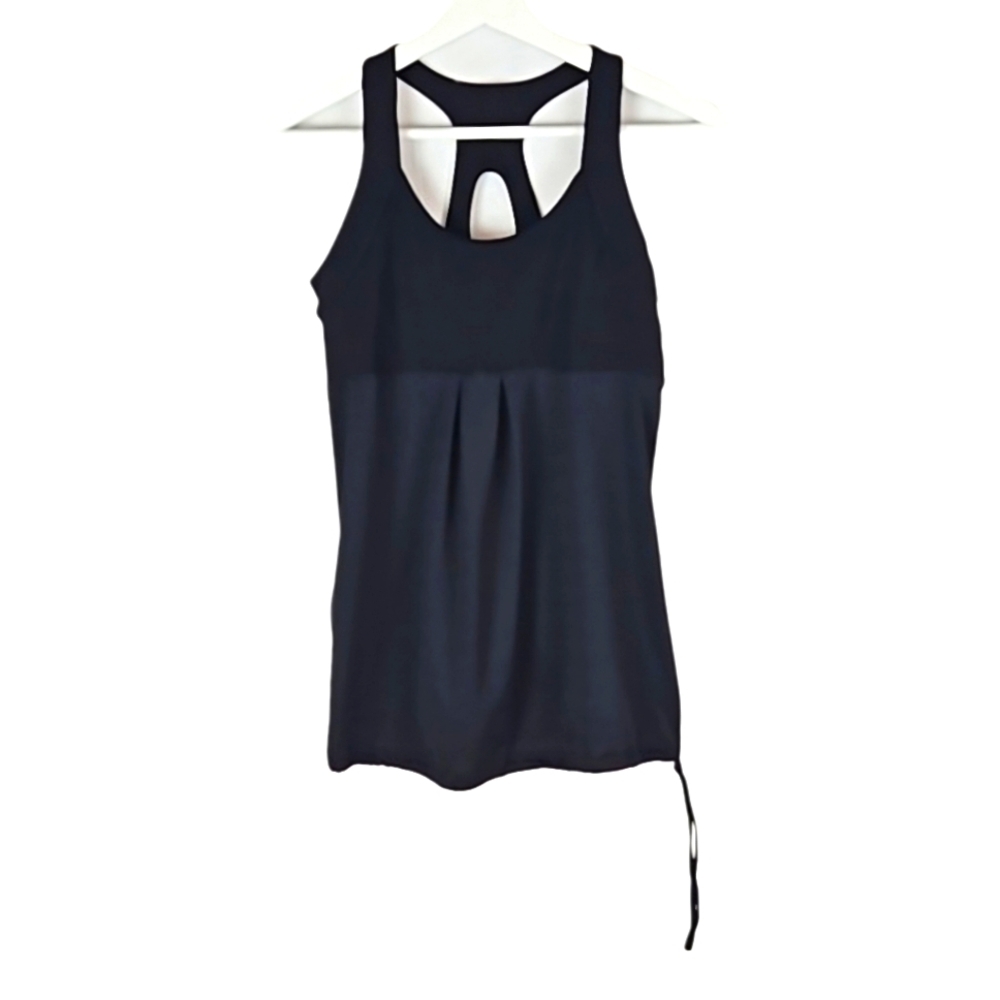 Old Navy Workout Tank Top Black Built-in-Bra Sportswear Running Yoga Pilates, S